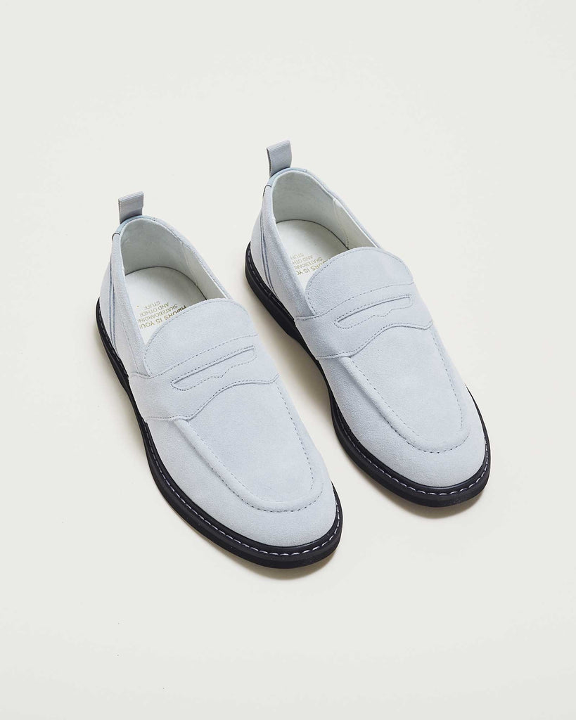 Cohiba L30 Penny Loafer Shoes - ice grey